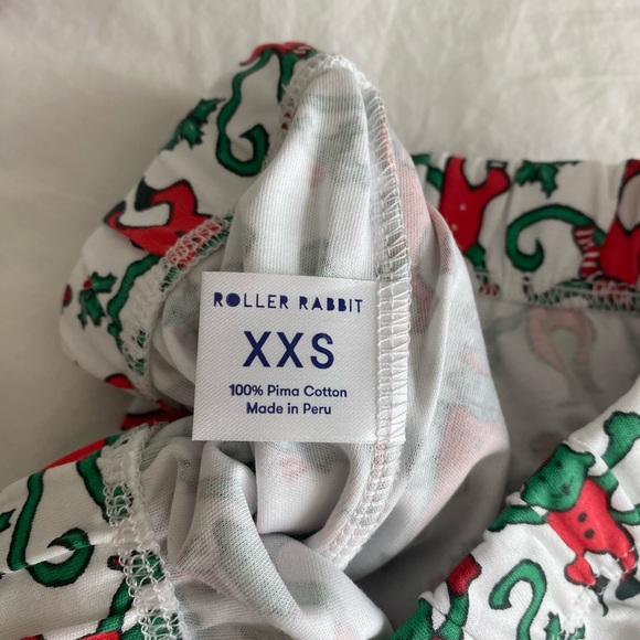 Roller Rabbit Monkey Mas Limited Edition Pajamas (short set) XXS *Final Pair* - Picture 9 of 11